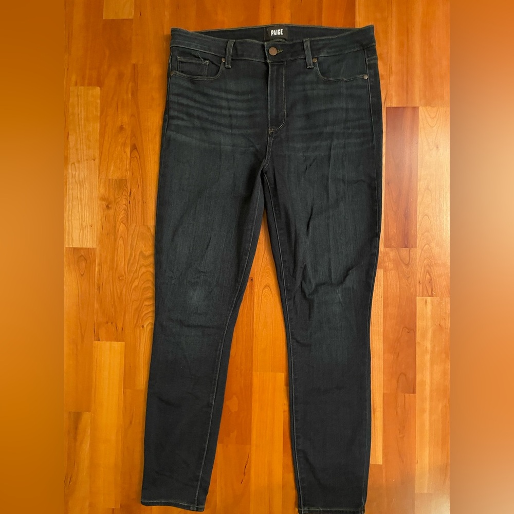 PAIGE Hoxton Ankle Jeans in Deep Indigo